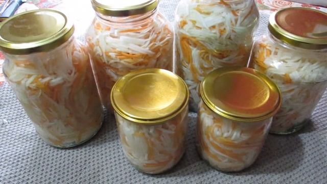 Кольраби на зиму. Рецепт.