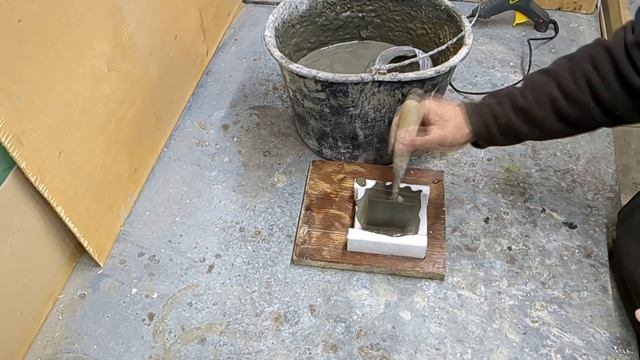 Японский фонарь своими руками из цемента. #поделкиИзБ?