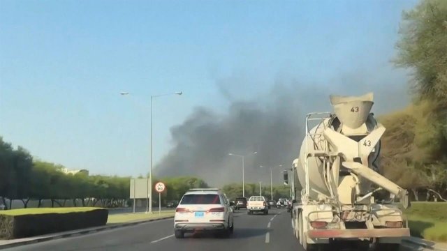Опубликованы кадры атаки Израиля на Катар во время прибытия делегации ХАМАС в Доху