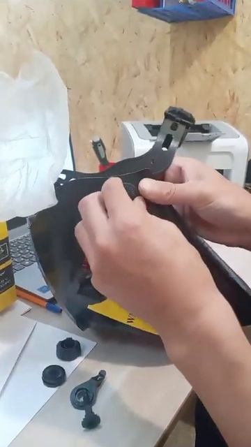 Сборка и регулирование сварочной маски WM-1