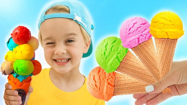 Крис и его друзья готовят мороженое! История от Влада и Ники!
