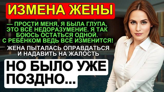 — ПРОСТИ МЕНЯ, Я БЫЛА ГЛУПА, ЭТО ВСЁ НЕДОРАЗУМЕНИЕ. Я ТАК БОЮСЬ ОСТАТЬСЯ ОДНОЙ | Измена жены