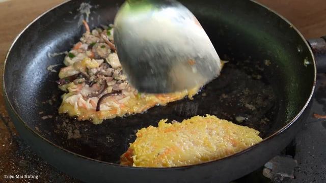 "Process of Making Delicious Fried Chicken Cakes Sold in the Market Sell| Trieu Mai Huong".