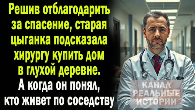 Прислушавшись к совету, хирург уехал в глушь. А когда увидел кто живёт по соседству