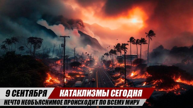 Новости Сегодня 09.09.2025 - ЧП, Катаклизмы, События Дня: Европа Шторм США Ураган Китай Наводнение