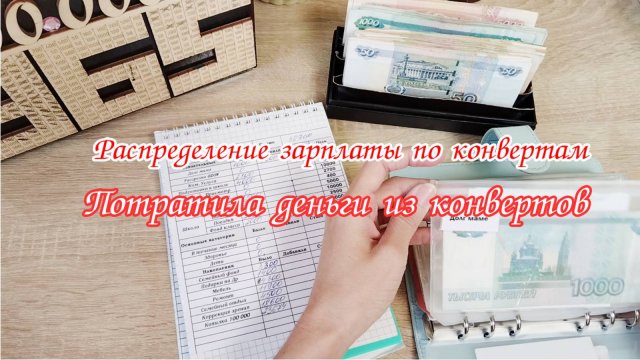 Распределение бюджета по конвертам Сентябрь