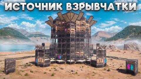 КОСМОДРОМ - БЕСКОНЕЧНЫЙ ИСТОЧНИК ВЗРЫВЧАТКИ! НАС ВСЕ ХОТЯТ ЗАРЕЙДИТЬ в Раст Rust (AMAZOZLA)