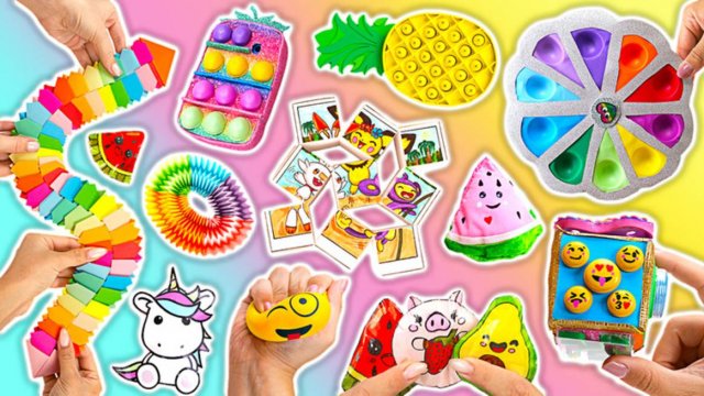 Мастерим 9 популярных игрушек-антистресс 🧸 Простые поделки своими руками ✨