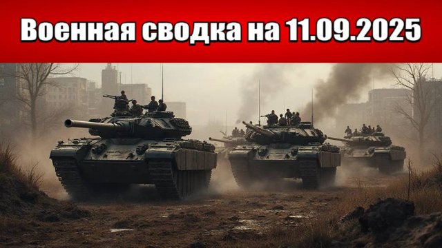 «Российские БПЛА нарушили воздушное пространство НАТО!»: Военная сводка с фронта СВО на 11.09.2025