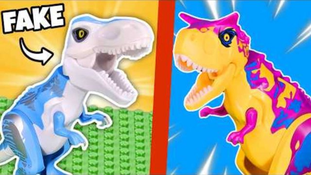 ПОДДЕЛЬНЫХ динозавров LEGO отказывается делать..