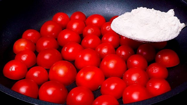 Помидоры и ложка муки. Новый рецепт для гурманов