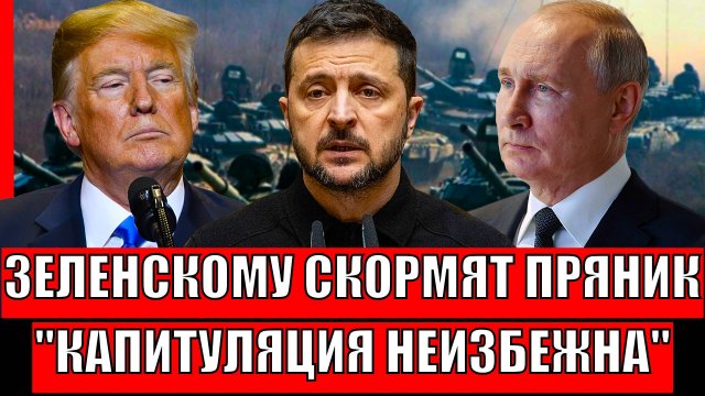 Зеленскому скормят пряник! Капитуляция неизбежна// Четкие границы Путина!