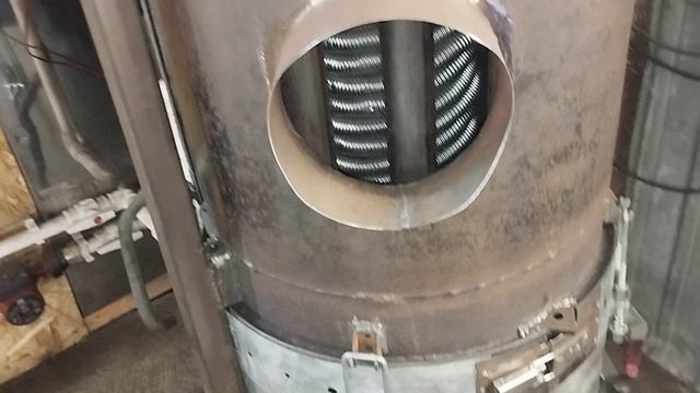 N19 Пиролизная печь на покрышках (доработка)