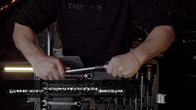 Набор инструментов Inforce 77 предметов 1/2 дюйма и 1/4 дюйма, Сталь Cr-V 06-07-19