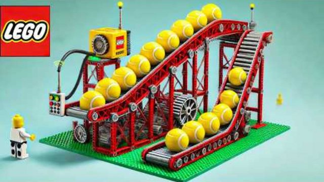 Гонка, Но Этот Эскалатор LEGO Полностью Автоматизирован!