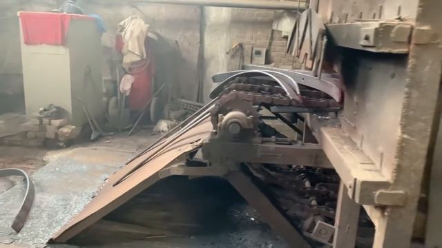 Процесс производства рессор.
