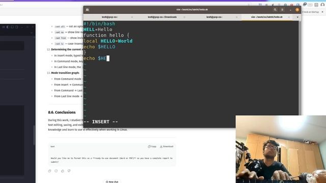 Лабораторная работа № 10. Текстовой редактор vi