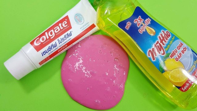 Огромный слайм. Как сделать слайм без клея