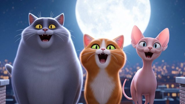 Три кота и три истории | Мульт-песня для детей