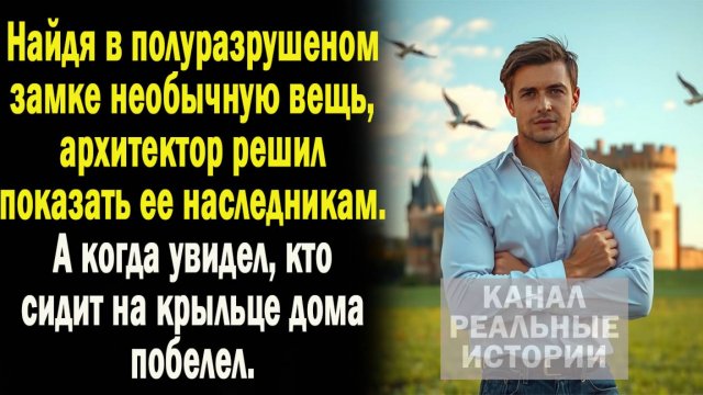 Найдя на объекте необычную вещь, архитектор решил показать ЭТО наследникам. А когда увидел кто они