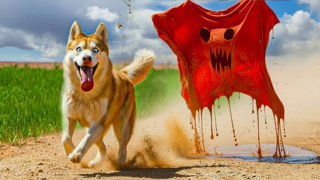 ХАСКИ БУБЛИК! ПРОКЛЯТИЕ МОКРОЙ ТРЯПКИ!! Лучшие серии