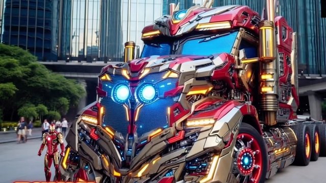 Грузовики Оптимус Прайм для Супергероев Марвел 🚛🚚🚒