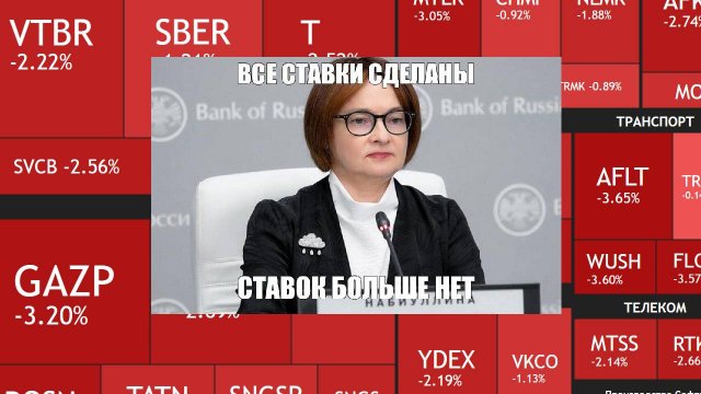 12 сентября ► КОРРЕКЦИЯ / Ставка 17% - хуже прогнозов / Новости и отчеты ► ЧТО С АКЦИЯМИ СЕГОДНЯ