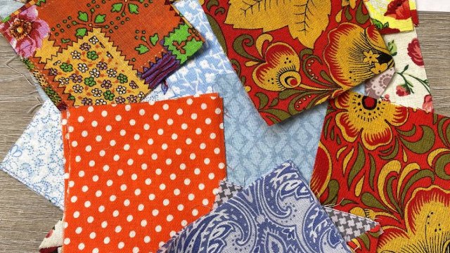 Один простой способ сшить осенний дизайн из лоскутков DIY мастер класс
