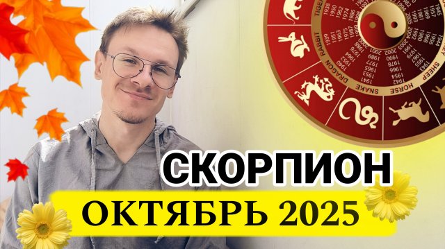 Скорпион - гороскоп на Октябрь 2025 года