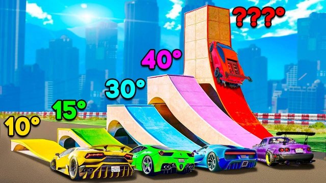 Может ли ламба перелететь всю карту в гта 5? - эксперимент в gta 5