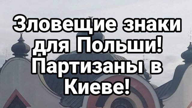 ТАМИР ШЕЙХ / ПАРТИЗАНЫ В КИЕВЕ И ЗЛОВЕЩИЕ ЗНАКИ ДЛЯ ПОЛЬШИ. Сводки Новости