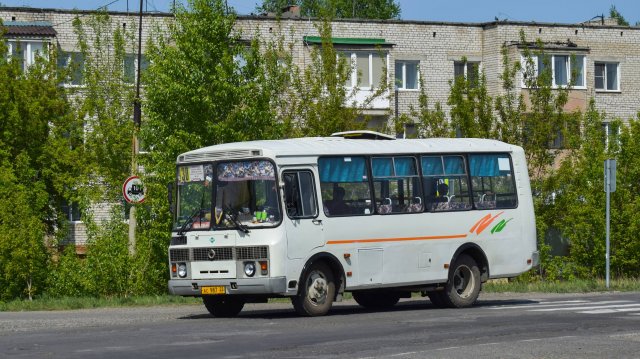 Автобус ПАЗ-32054 (АС 987 22). Покатушки по Белоярску.