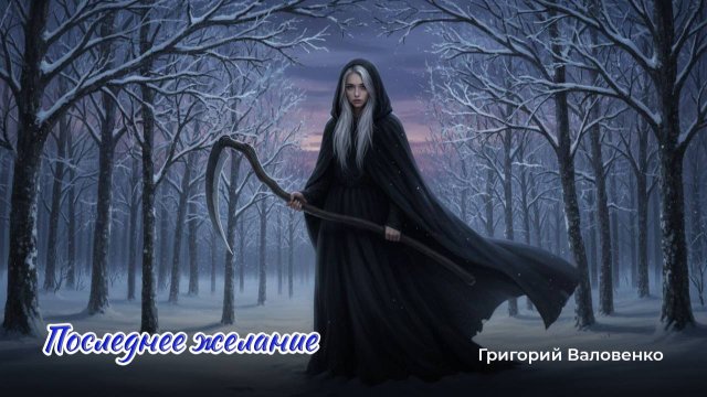 "Последнее желание" - новая красивая рок-баллада, автор Григорий Валовенко, поет Нейросеть.