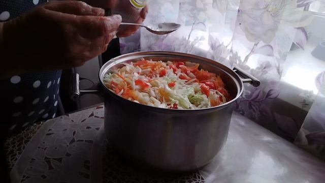Самый-самый вкусный салат из капусты на зиму 🥗