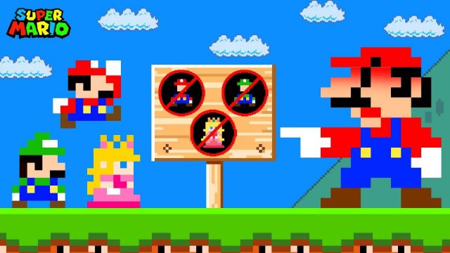 В Super Mario Bros ЗАПРЕТИЛИ всех маленьких персонажей! Как пройти игру?
