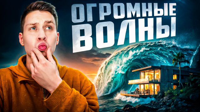 Гигантские волны, снятые на камеру