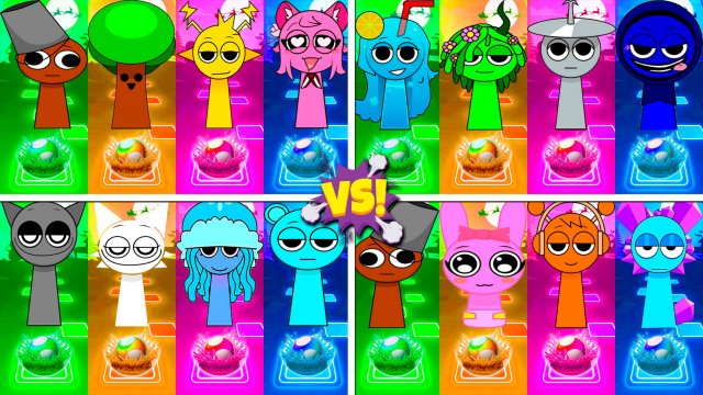 ВСЕ СПРУНКИ МЕГАМИКС 77-80 уровни - Мультики про Спрунке | МУЛЬТФИЛЬМЫ SPRUNKI в Tiles Hop