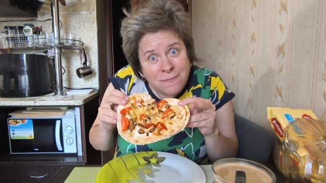 Мукбанг пицца 🍕 Не для слабонервных ✅‼️