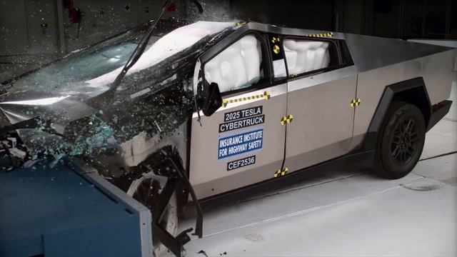 Краш-тест Tesla Cyber truck 2025