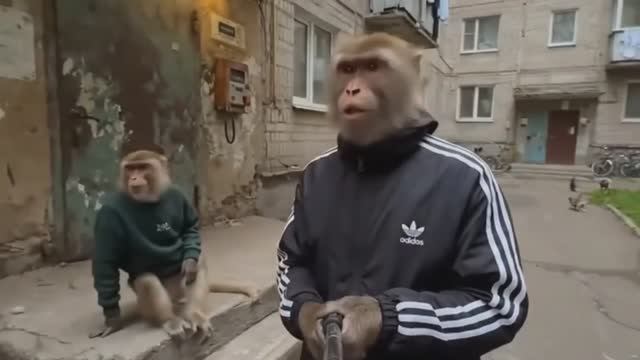 Гоша Бомжезьян на районе