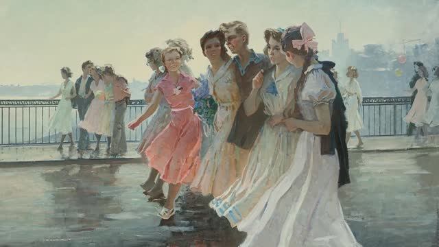 "Назначаю тебе свидание, наша юность..." Советские художники о школьной юности и выпускниках школы.