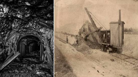 При прокладке кабеля в степи обнаружили дверь в подземелье. 1927 год