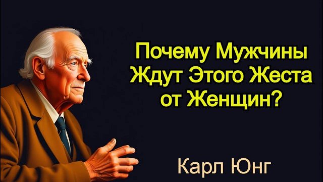 Карл Юнг: МУЖЧИНЫ ждут этого жеста от женщин