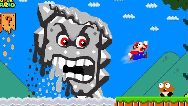 ЗДЕСЬ ВСЁ РАСТАЯЛО ОТ ЕДИНСТВЕННОГО ПРИКОСНОВЕНИЯ МАРИО!