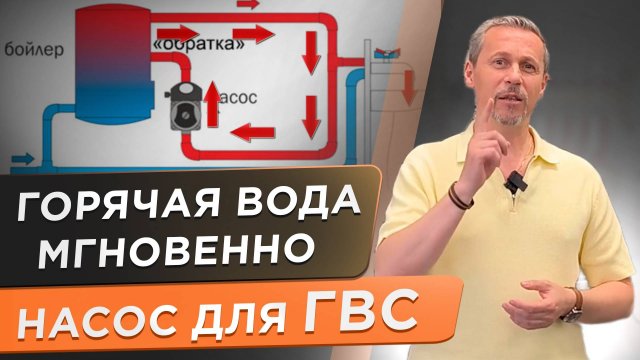 Что, если бы Вам больше никогда не придется ждать горячую воду? Насос для ГВС от А до Я!