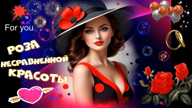 Роза несравненной красоты! Красивая песня о любви