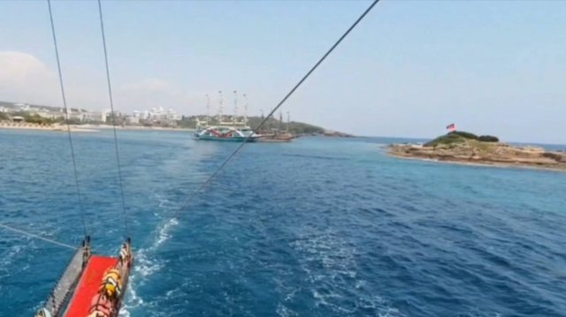 Пиратский Корабль Турция Сиде Море и река На весь день
