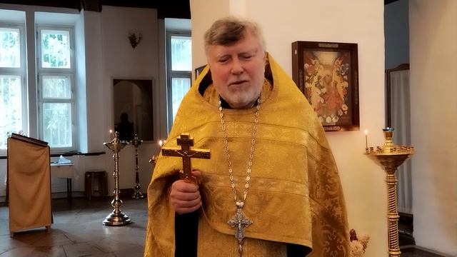 20.09.2025
Проповедь о Валентина после Молебна святому Уару о некрещеных.