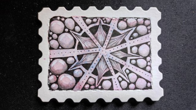 АКВАРЕЛЬНАЯ ОТКРЫТКА Волшебная звезда