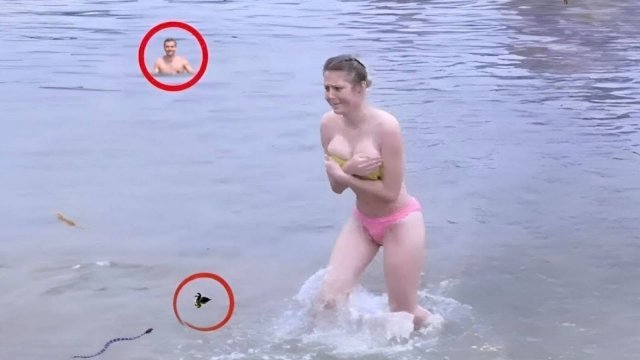 Неловкие моменты женщин, заснятые на камеру видеонаблюдения "Попробуй не рассмеяться " Подборка